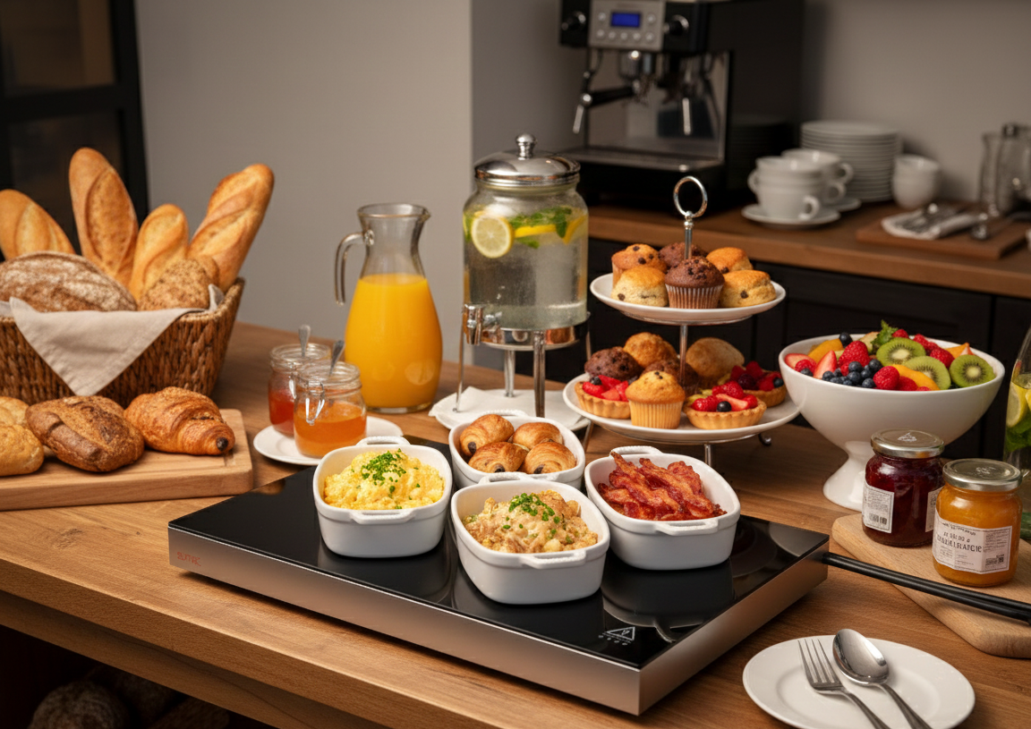 ホテルやレストランのビュッフェイメージ